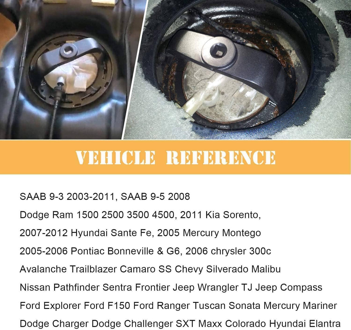 Solid Spare 6599 Fuel Tank Lock Ring Wrench Tool for Chrsyler Dodge Ford GM Chevy Nissan