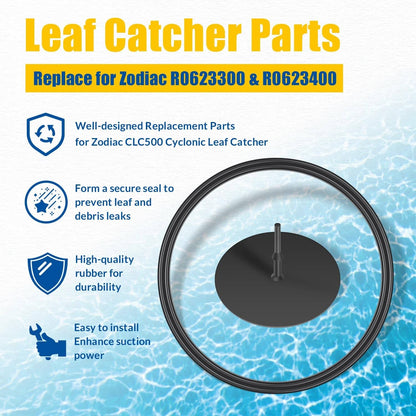Solidspare R0623300 O-Ring Seal & R0623400 Relief Valve for Zodiac CLC500 Leaf Catcher