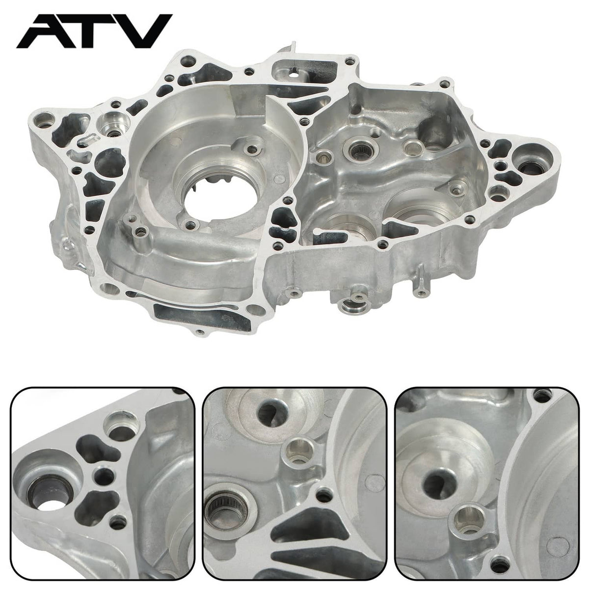 Solidspare Crankcase Engine Cover For Honda TRX450R 2006-07 TRX450ER 06-14 11200-HP1-600