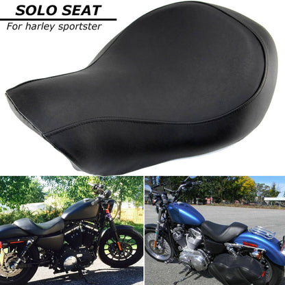 Solidspare Front Rider Driver Solo Seat For Harley Sportster XL 883 1200 Custom 48 72 04-19