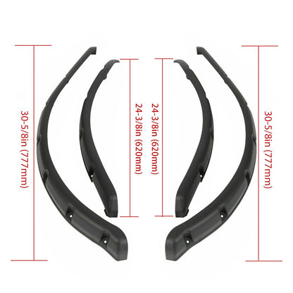 Solidspare Golf Carts Front Rear Fender Flares W/ Stainless Screws For Club Car DS 1993-UP