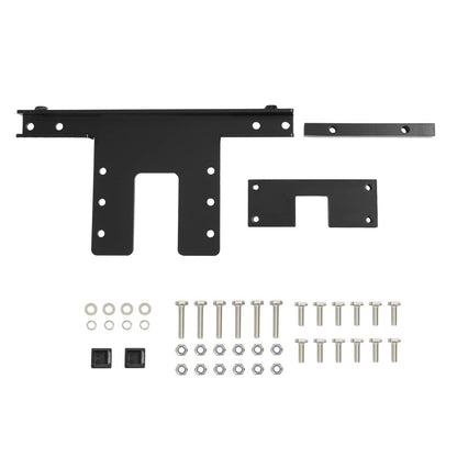Solid Spare 24x18" Truck Hitch Mount Mud Flap Fit 2" Hitch Receivers Easy to Install Remove