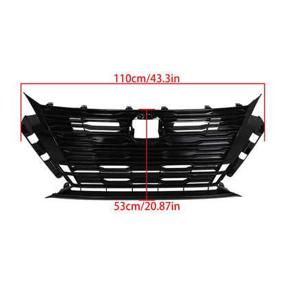 Front Grille Plastic Gloss Black 62310-9HF8E For 2023-2024 Nissan Altima SL/SV