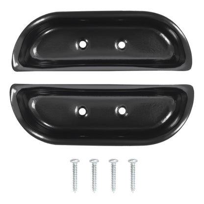 Solid Spare Fits 1973-1979 Ford F100 F150 F250 & 78-79 Bronco Steel Door Handle Cups Pair
