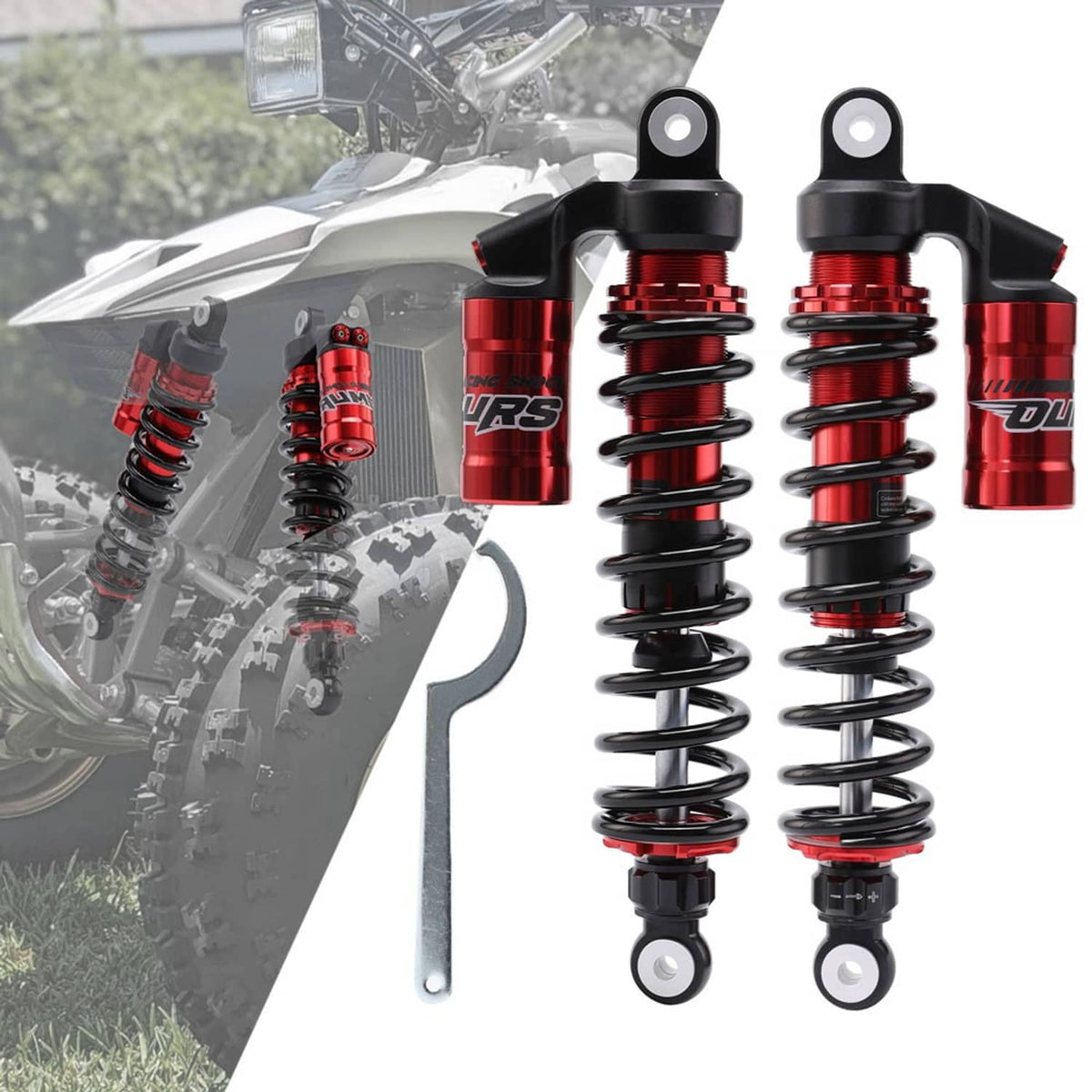 Solidspare For 2000-2006 Honda Rancher 350 2x4&4x4 Front Shocks 51400-HN5-671 51400-HN5-990