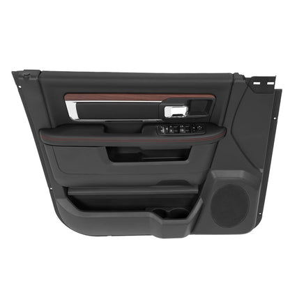 Solid Spare For 2013-2018 Dodge Ram 1500 2500 3500 Inner Door Panel Driver Side Textured BLK