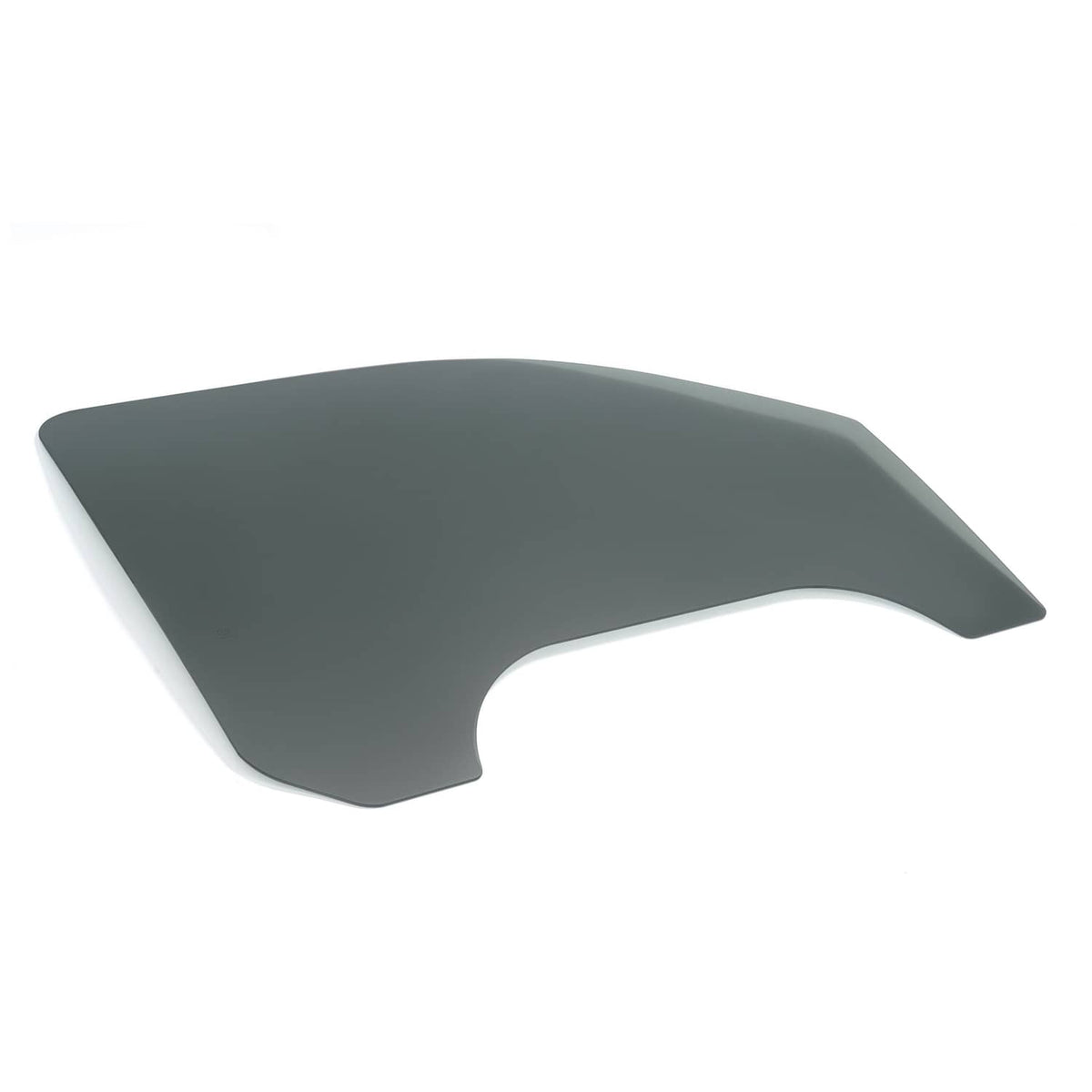 Solid Spare For 99-06 Sierra Silverado/07 Classic Front Door Tempered Glass Right Side Dark