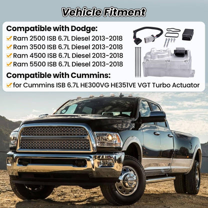 Solidspare Turbo Actuator Set with Calibration For 2013-2018 Dodge Cummins ISB 6.7L HE300VG