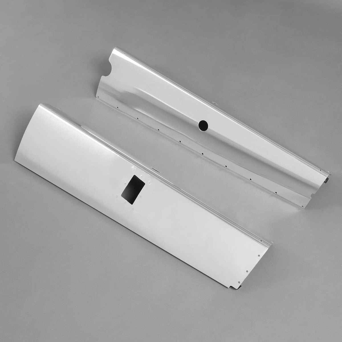 Solidspare Main Gear Leg Fairing LH+RH For Cessna 182Q 182R Aluminum Polishing Silvery
