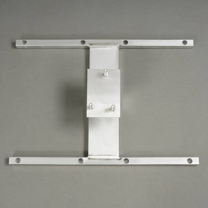 Solidspare Aluminum H-Mount Spare Tire Carrier 5-Lug Wheel, 16" Stud Spacing Trailer Mount