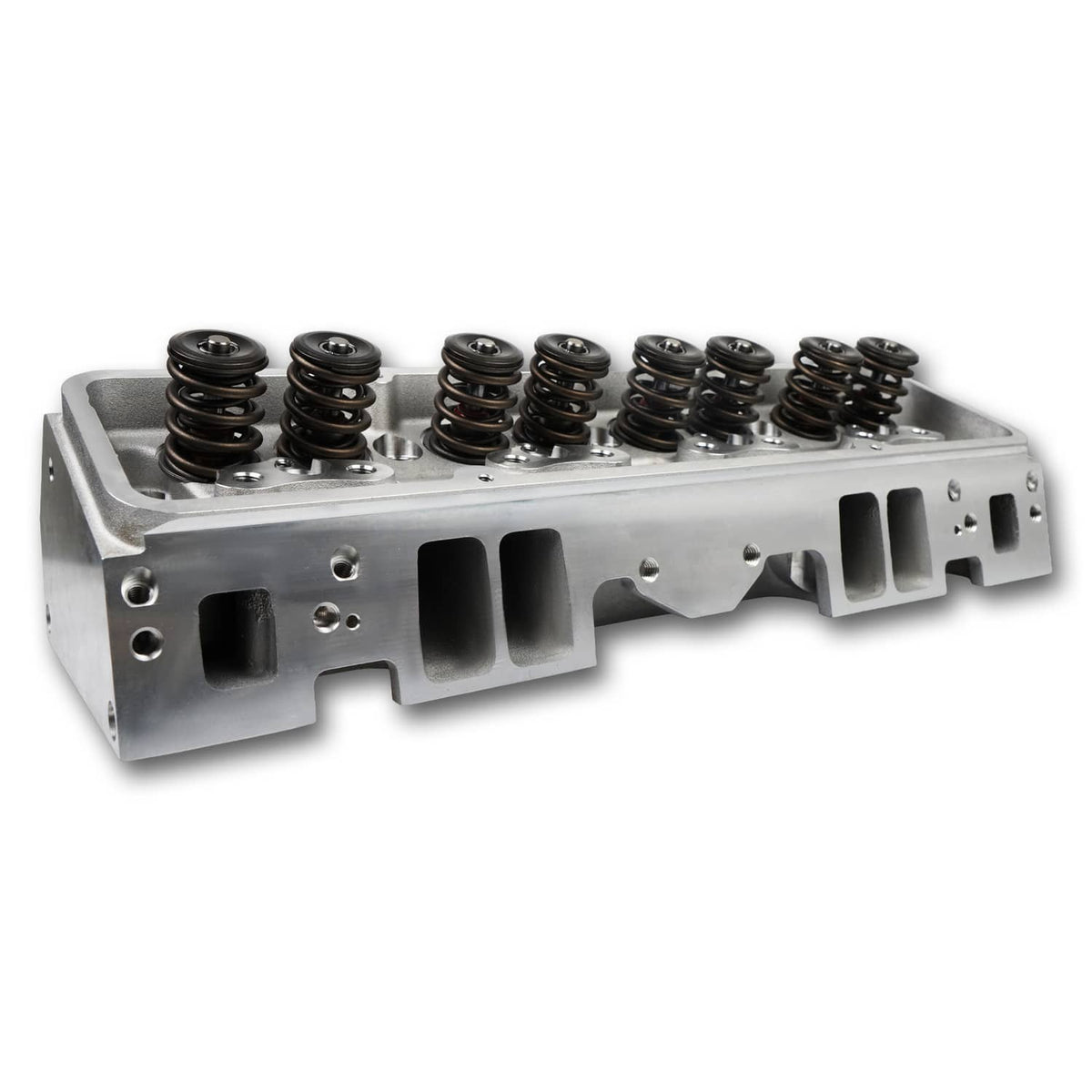 Solidspare Complete Aluminum Cylinder Head For SBC Chevy 350 190cc 64cc 2.02/1.60 Angle