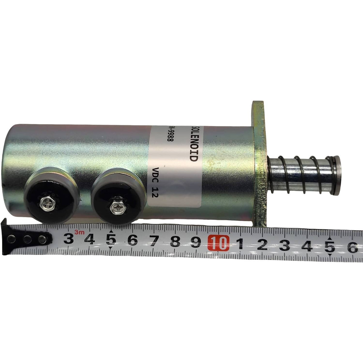 Solid Spare 12V Engine Fuel Shutoff Solenoid 6N-9988 6N9988 for Caterpillar CAT 3208 3412