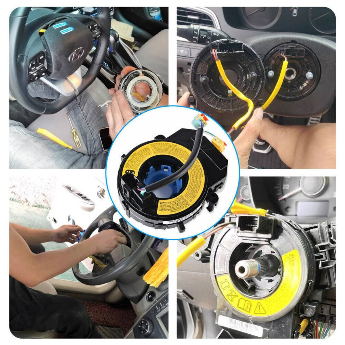 Solidspare Car Clock Spring Fits For Hyundai 2009-15 Sonata 2011-13 Elantra OEM 93490-3Q120