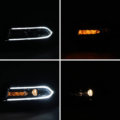 Solid Spare For 2015-2022 2023 Dodge Charger LED DRL Projector Headlight Driver Side Left