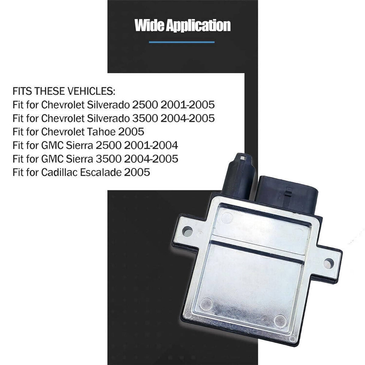 Solidspare Glow Plug Control Module FOR 2004-05 Chevrolet GMC 2500HD 3500HD DURAMAX 6.6 LLY