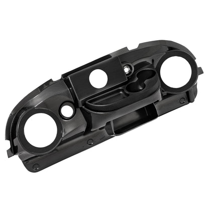 Solidspare Carbon Fiber Style Golf Cart Dashboard Cover For Club Car Precedent Radio Dash
