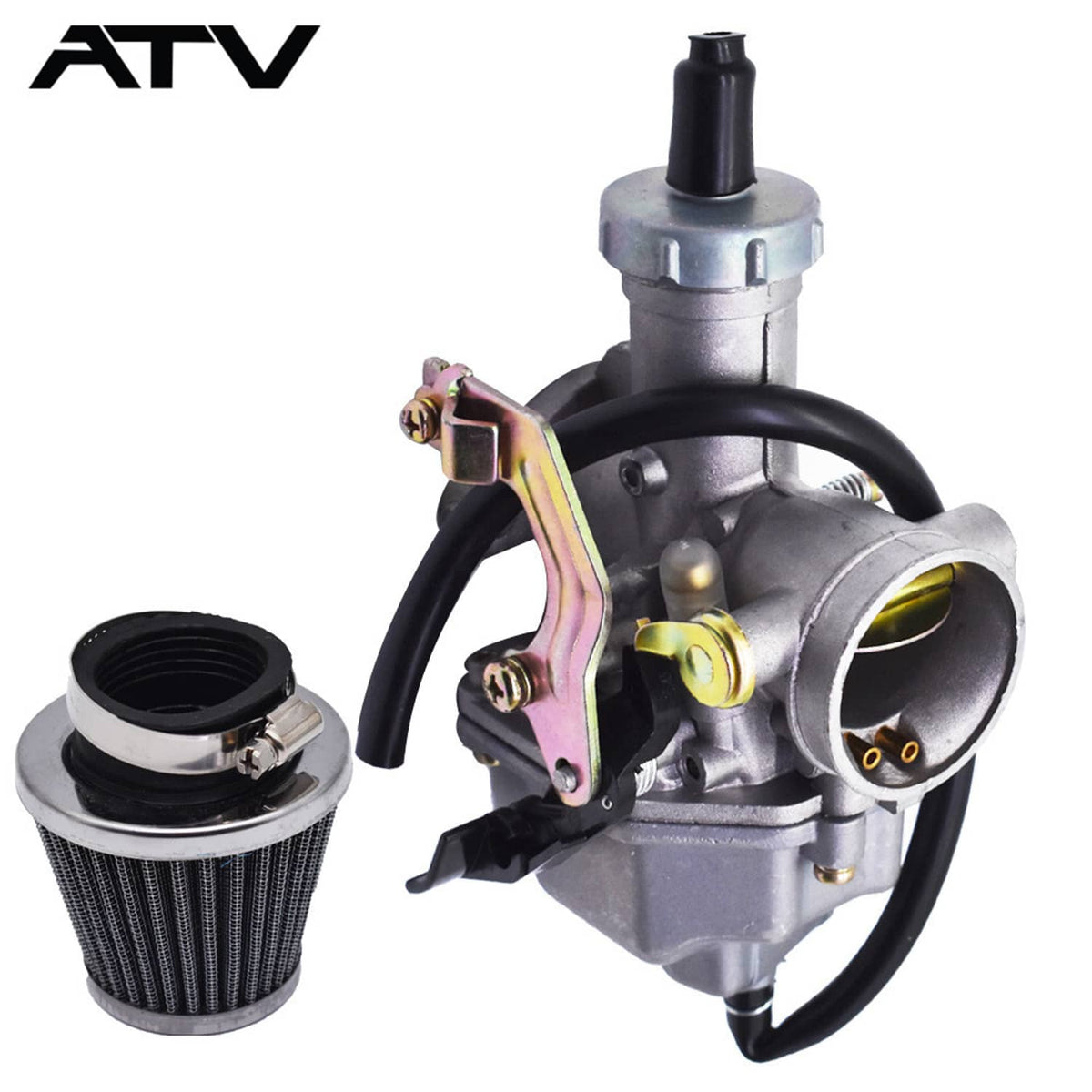 Solidspare Carburetor Carb & Air Filter Fit For Honda Fourtrax TRX200SX 1986