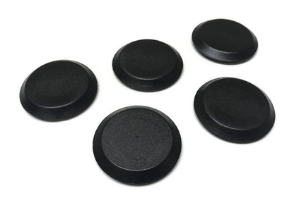 (5) 1-1/4 Inch Black Plastic FLUSH MOUNT HOLE PLUG - Sheet Metal Auto Body Panel