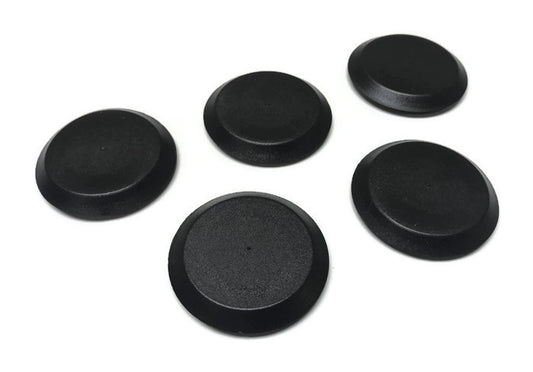 Solid Spare (5) 1-1/4 Inch Black Plastic FLUSH MOUNT HOLE PLUG - Sheet Metal Auto Body Panel