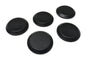 (5) 1-1/4 Inch Black Plastic FLUSH MOUNT HOLE PLUG - Sheet Metal Auto Body Panel