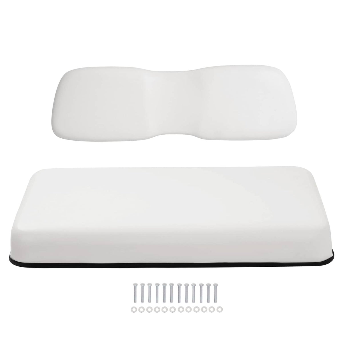 Solidspare Front Seat Bottom & Seat Backrest Golf Cart Back For Club Car DS 2000.5-up