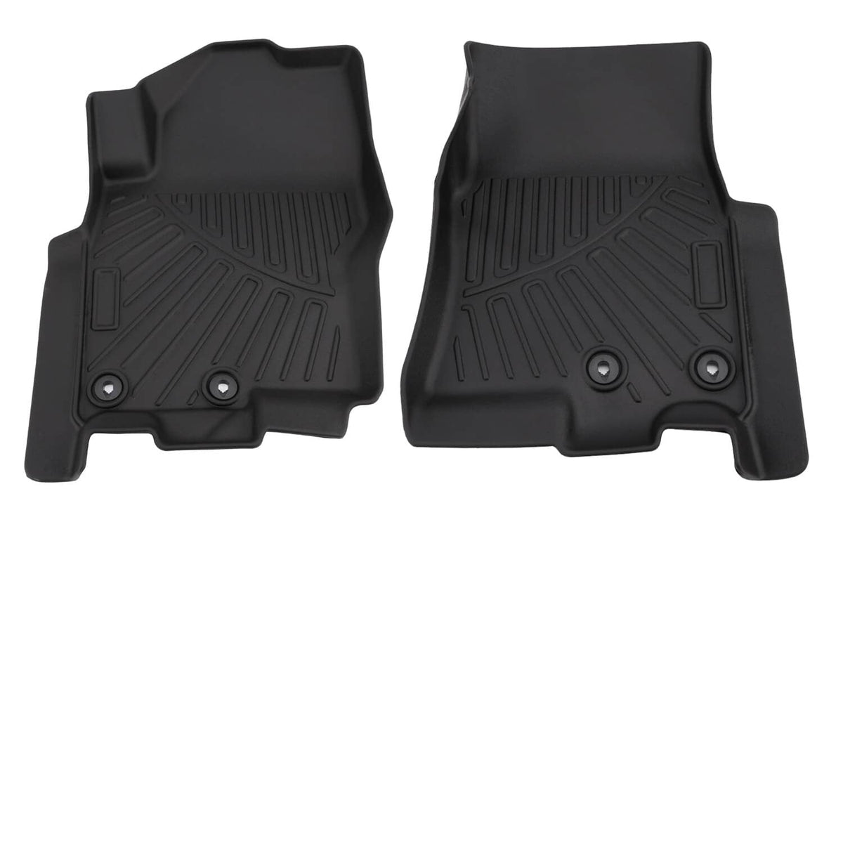 Solidspare Car Driver & Passenger Side Floor Mats For 2022-2025 Nissan Frontier Crew Cab