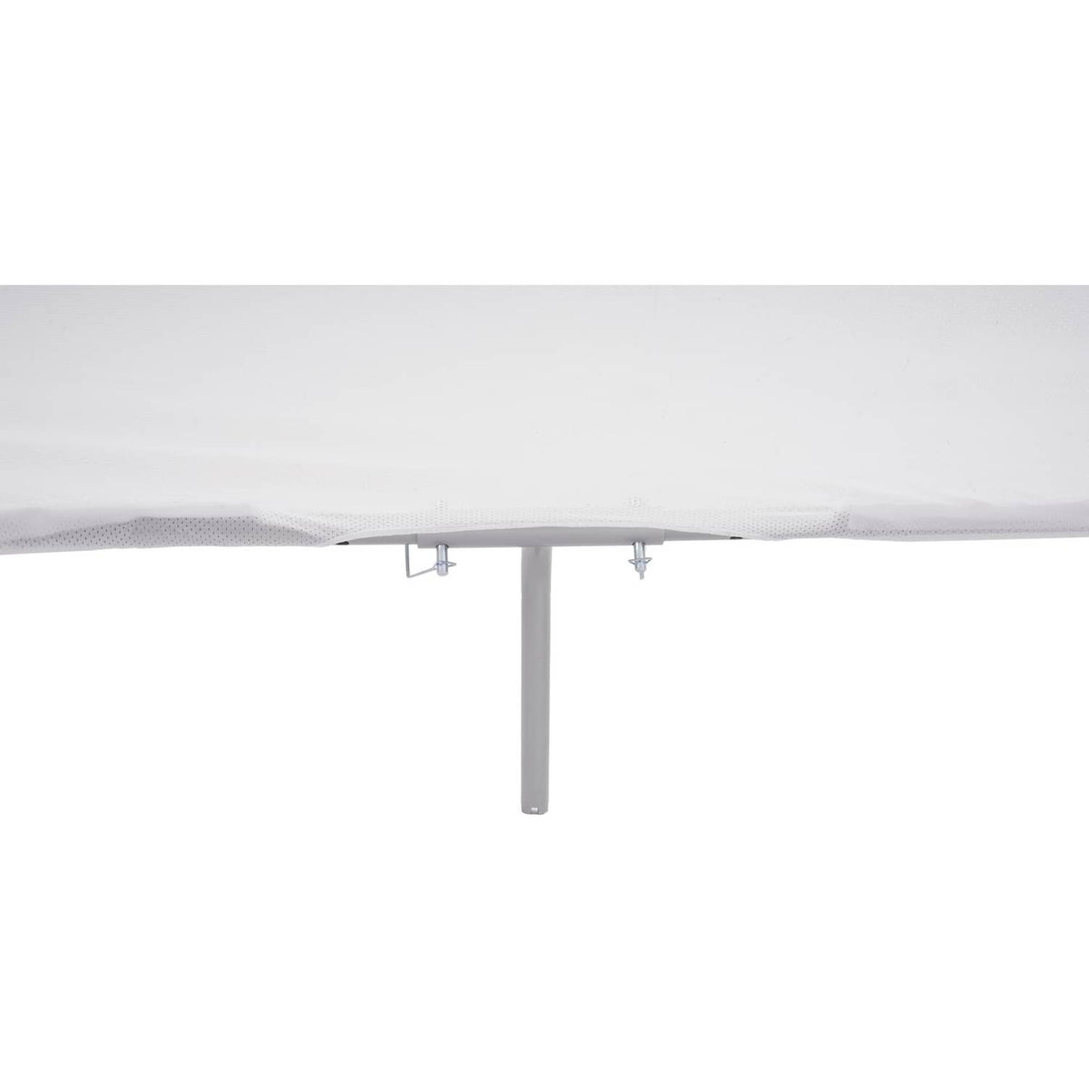Solidspare Silvery+White Boat Sun Shade For Boats 25 Ft And Under Aluminium Powder Coated