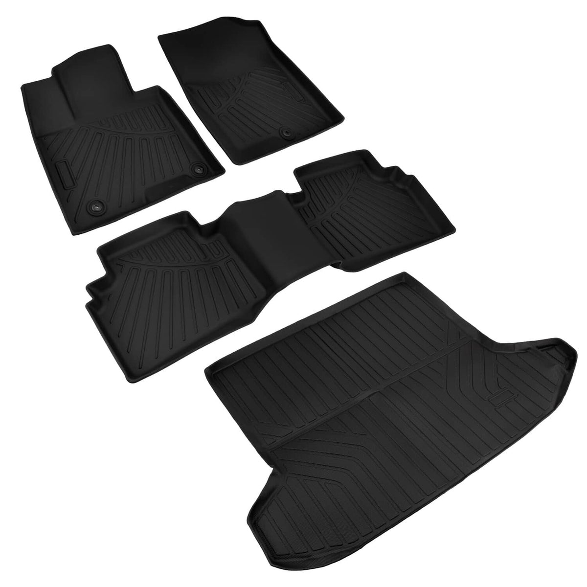 Solidspare Floor Mats & Cargo Liner Set fit for 2022 2023 2024 2025 Hyundai Tucson Black