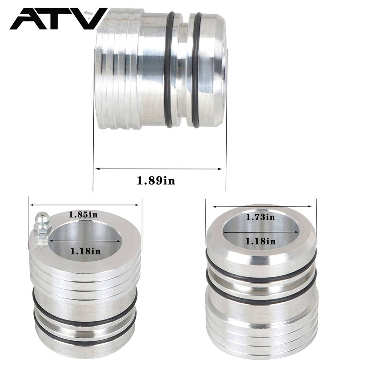 Solidspare For HONDA PIONEER 1000 4 WHEEL BEARING GREASER TOOL BILLET ALUMINUM