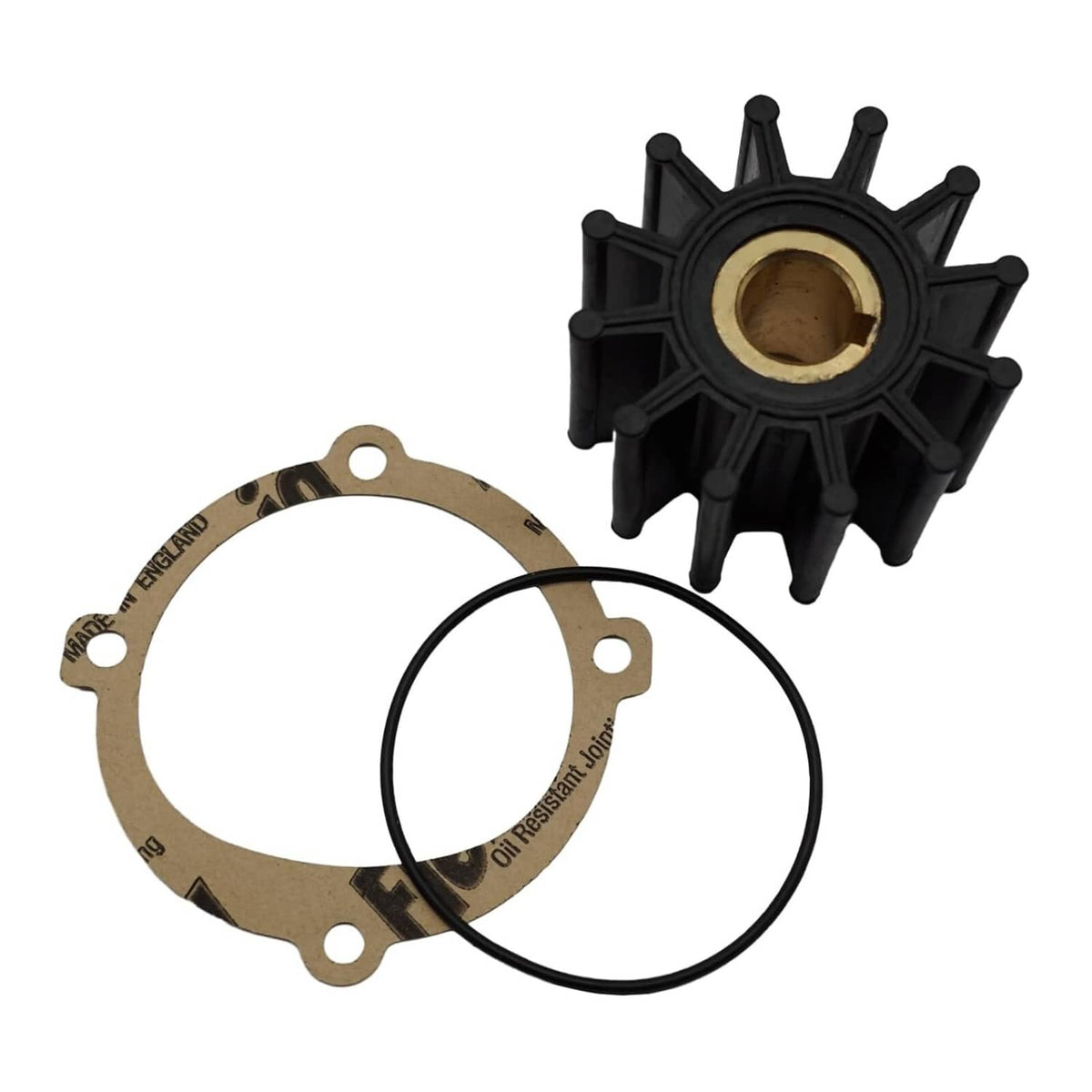 Solid Spare Water Pump Impeller Kit For Sherwood 10615 10615K ONAN 132-0349 CEF 500120 Ancor