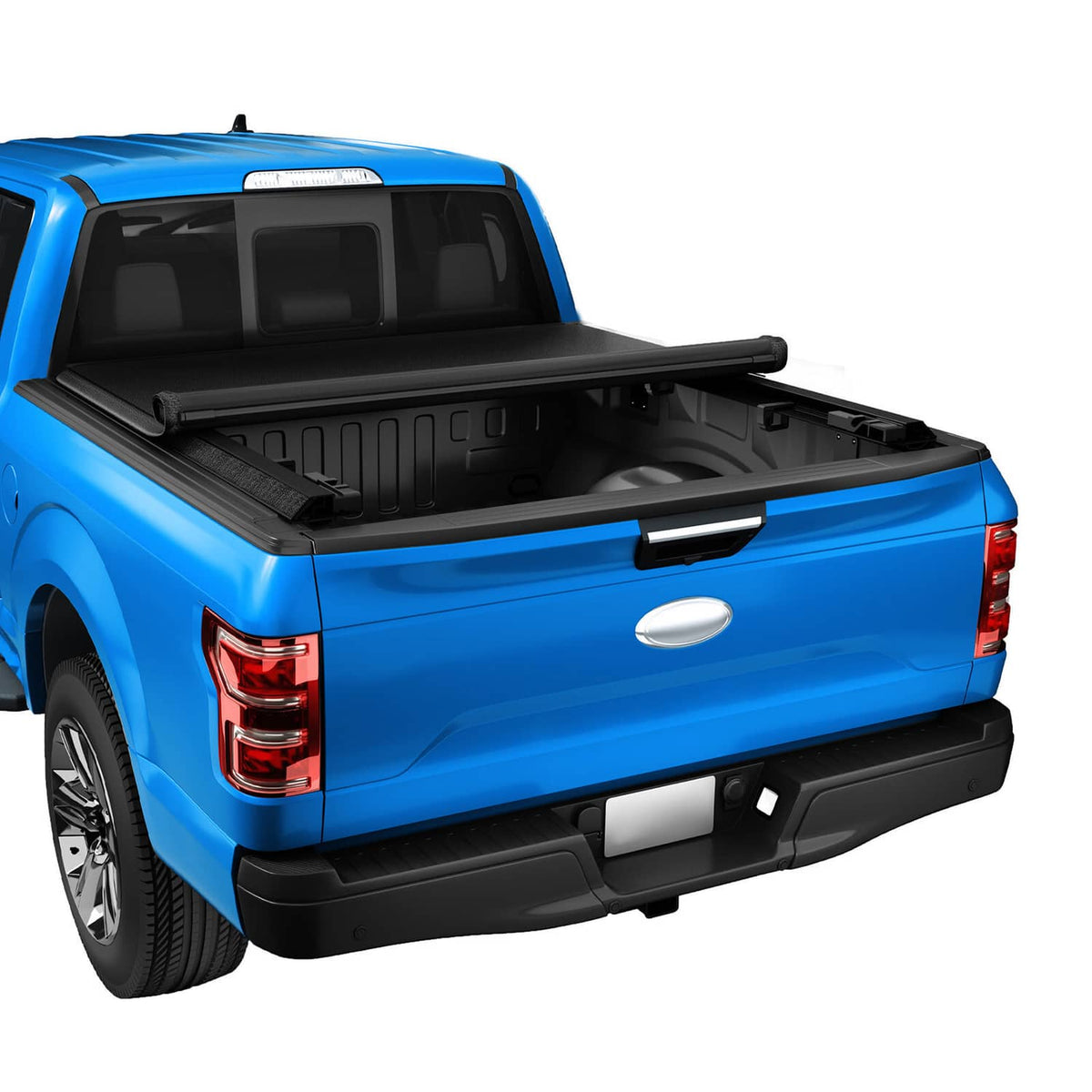 Solidspare 5 FT FLEETSIDE SHORT BED SOFT ROLL-UP TONNEAU COVER FITS 2005-2015 TOYOTA TACOMA