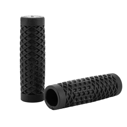Solidspare Left and Right Motorcycle Handlebar Hand Grips 1" 1-1/8'' For Harley Sportster