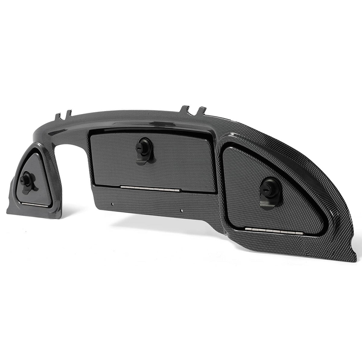 Solidspare Golf Cart Dash Carbon Fiber Look Locking Door For Club Car Precedent 2008.5-Up