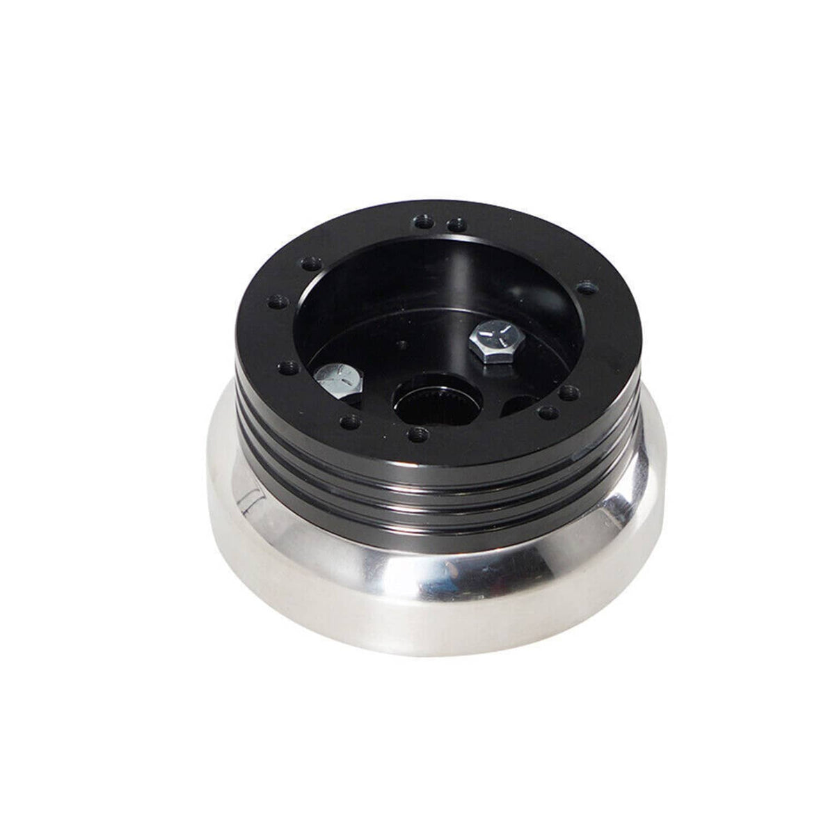 Solidspare 5 & 6 Hole Steering Wheel Polished Hub Adapter For Chevy Flaming River Ididit GM