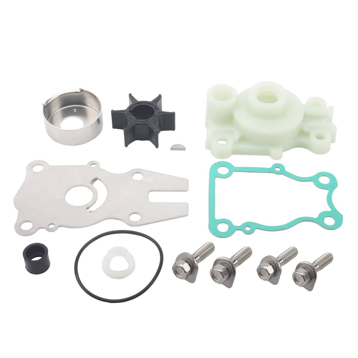 Solid Spare Yamaha Water Pump Impeller Repair Kit F40/F50/F60hp Outboard 63D-W0078-01-00 NEW