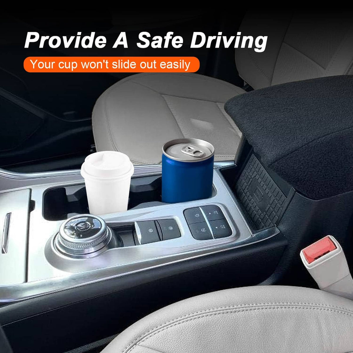 Solidspare Center Console Cup Holder Without Wireless Charging For 2020-2023 Ford Explorer