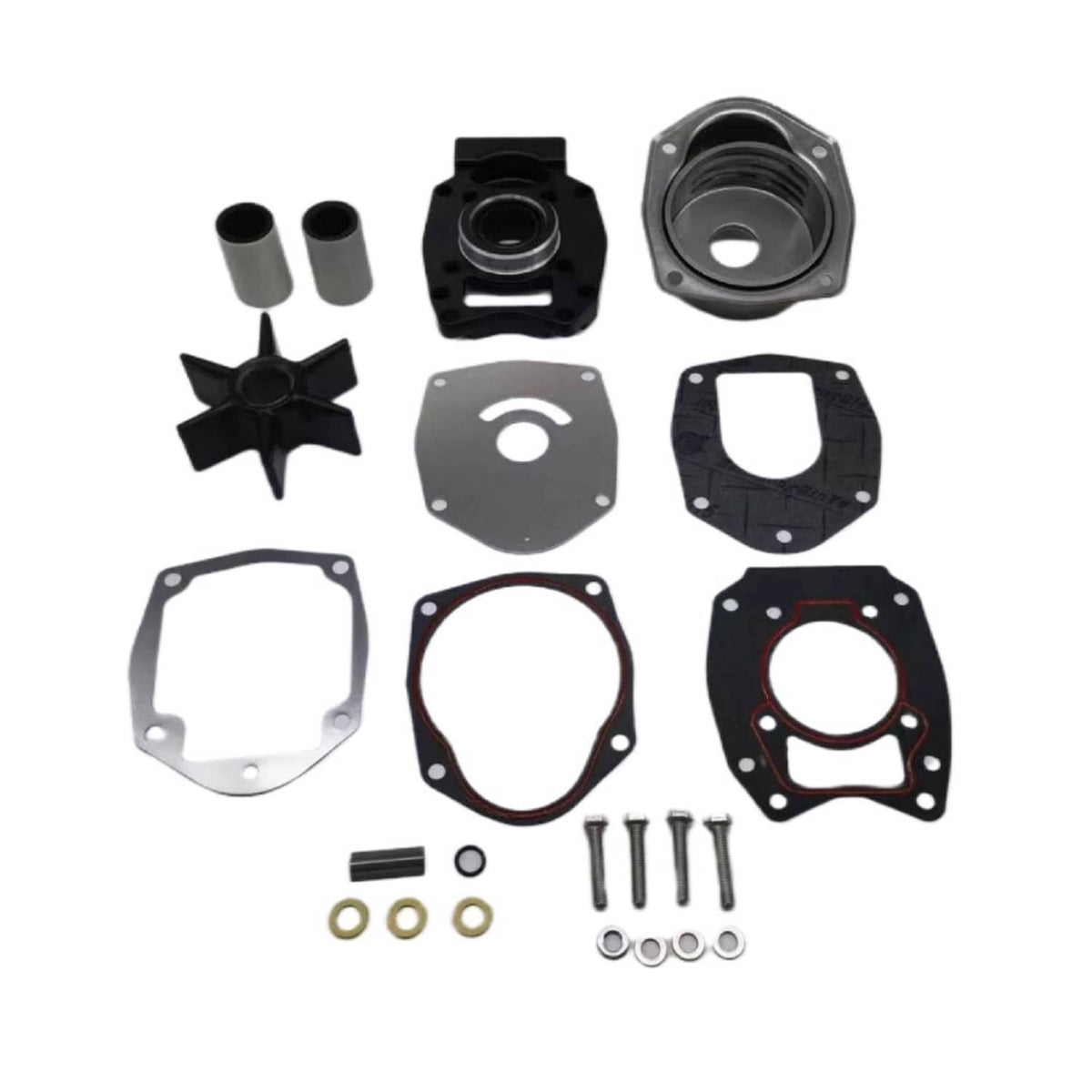 Solid Spare Mercury Mariner Water Pump Impeller Kit 60 125 HP Replaces 46-8M0113799 43024A7