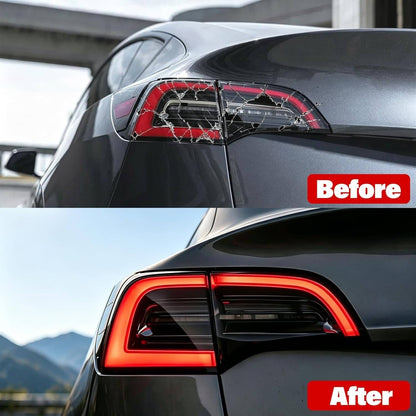 Solidspare 4Pins Left LED Tail Light Assembly For 2019-2024 Tesla Model Y Rear Driver Side