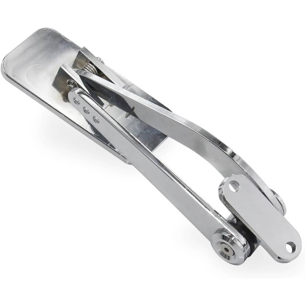 Solidspare Universal Street Hot Rod Aluminum Gas Pedal & 24" SS Throttle Cable & Spring Kit