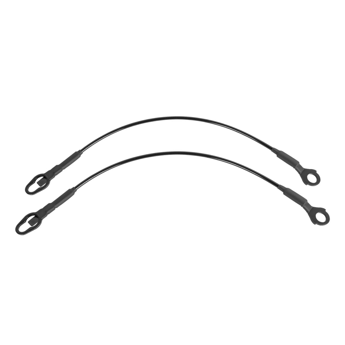 Solid Spare For Ford F-150 F250 F350 1983-1986 Truck Rear Tailgate Cables Straps Set LH+RH