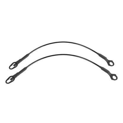 Solid Spare For Ford F-150 F250 F350 1983-1986 Truck Rear Tailgate Cables Straps Set LH+RH