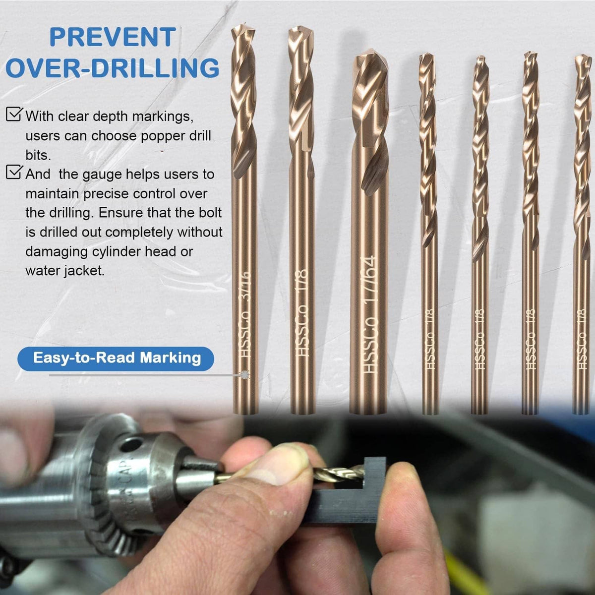 Solid Spare 71600 Broken Exhaust Manifold Drill Template for Ford V10 2V 3V 4.6L 5.4L 6.8L