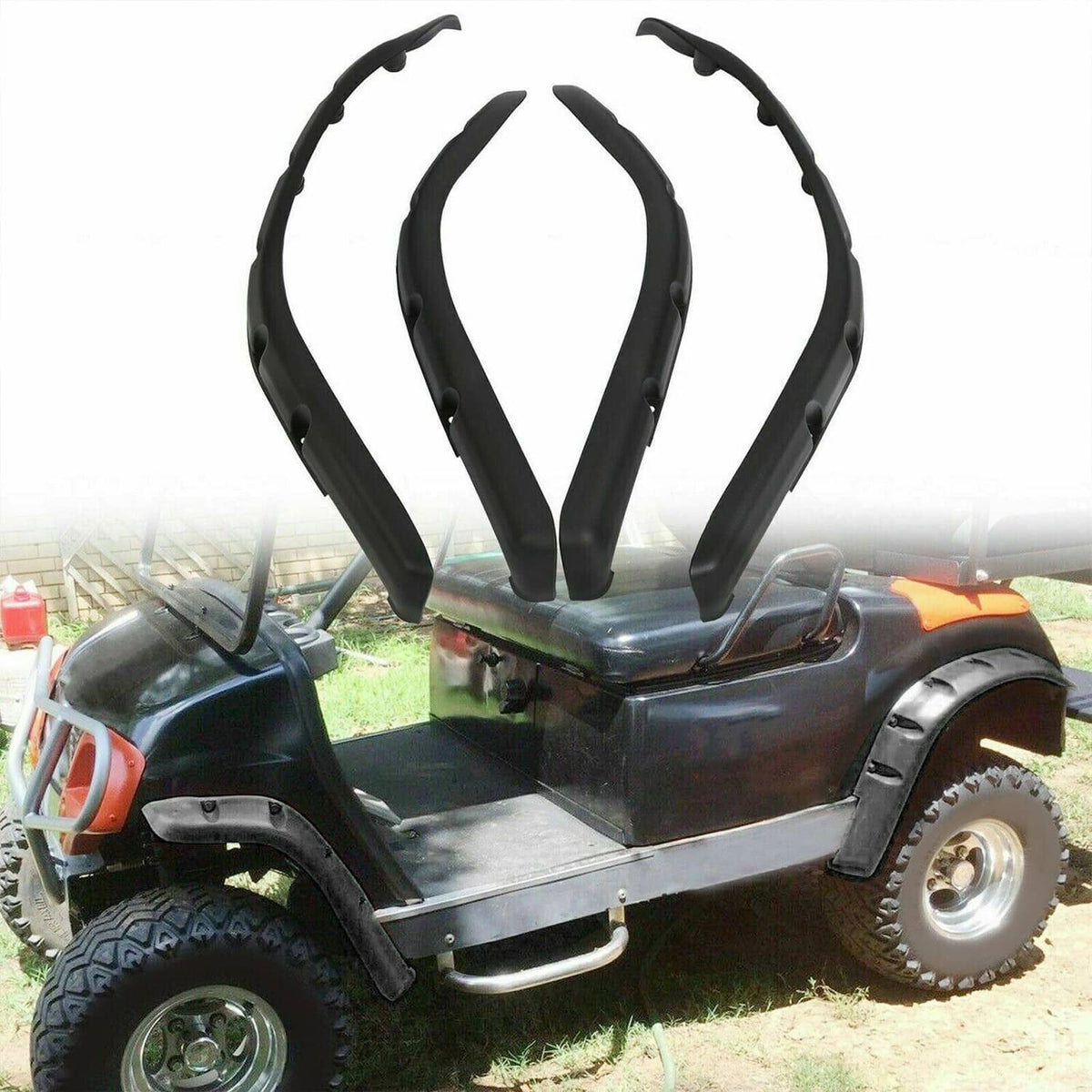 Solidspare For Yamaha G14 G16 G19 G20 G22 Golf Cart Front Rear Fender Flares W/ Hardware