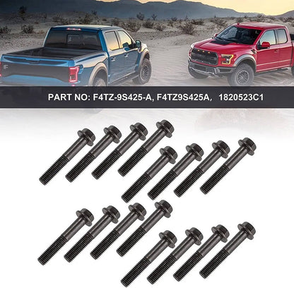 Solidspare 16pcs Manifold Bolt Kit For 1994-2003 Ford F250 F350 7.3L Powerstroke Diese New