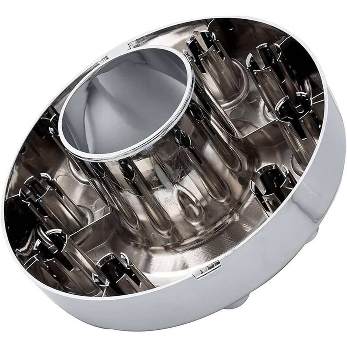 Solidspare Silver Wheel Center Hub Caps Dually 10 Lug For 05-17 Ford F450 F550 Super Duty