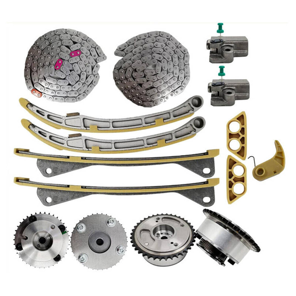 Solidspare Engine Timing Chain Kit For Hyundai KIA Santa Fe Sorento Azera 3.8 24410-3CGA3