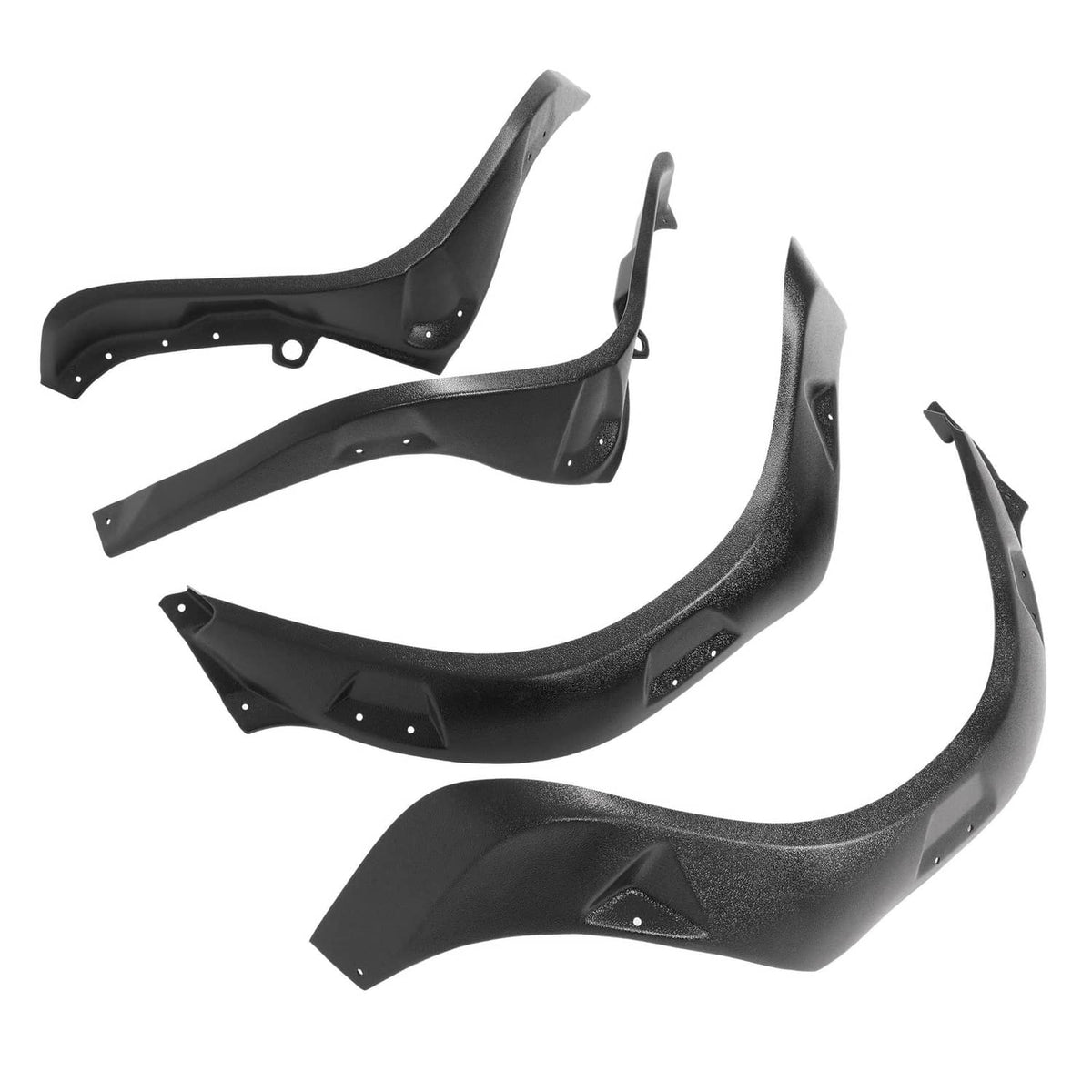 Solidspare Fender Flares Kit for 2019-up Club Car Onward Complete Set of Four Front & Rear