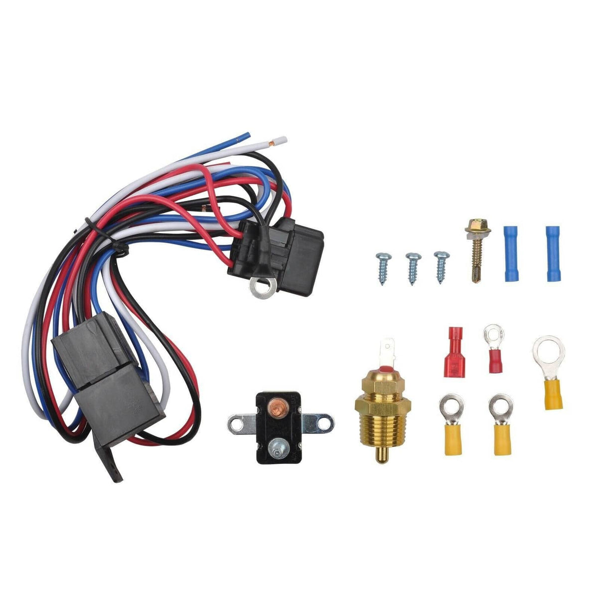 Solidspare 3 Row Radiator Shroud Fan Relay For 1988-1999 Chevy Truck GMC C1500 C2500 C3500