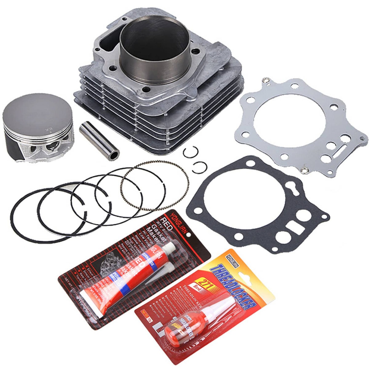 Solidspare CYLINDER PISTON GASKET TOP END Kit For Honda Foreman 450 TRX TRX450 FE 1998-2004