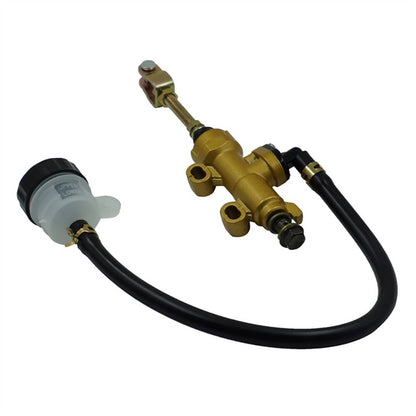 Solidspare SILVER Rear Brake Master Cylinder Pump For Motorcycle Go Kart ATV Dirt Pit Bike